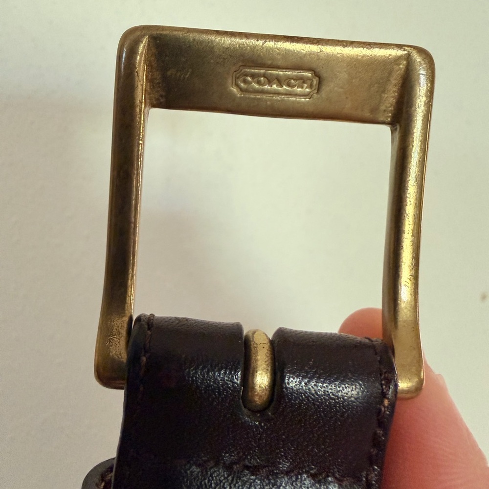 Vintage coach belt brown large 38” women’s/men’s unisex - Picture 4 of 8